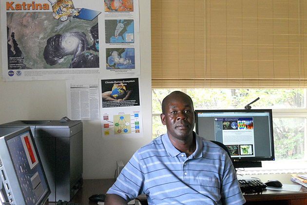 Richard Anyah, assistant professor of atmospheric science, Department of Natural Resources and the Environnmet (CANR)