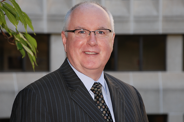 R. Lamont MacNeil, D.D.S., M.Dent.Sc., Dean, UConn School of Dental Medicine. (Janine Gelineau/UConn Health Center Photo)