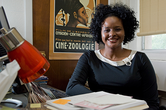 Shayla C. Nunnally, associate professor of political science, has written a book "In Whom Do We Trust?: Black Americans, (Dis) Trust, and the Vestiges of Race" which will be released next year by New York University Press. (Daniel Buttrey/UConn Photo)