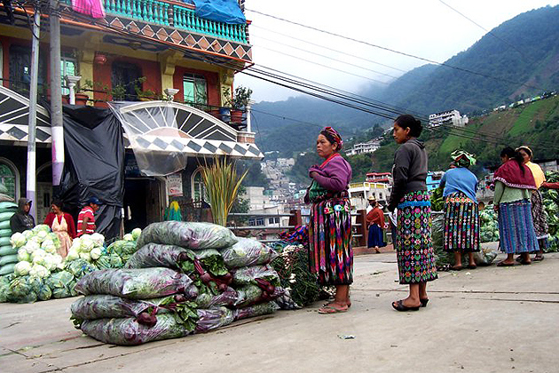 The town of Zunil is the location of one of Central America's most important wholesale markets. (Rachael Shenyo Photo)