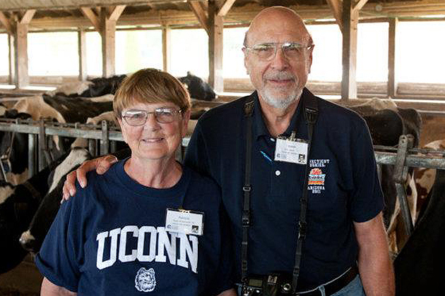 Joe and Patricia Krzanowski at Alumni Weekend (Photo courtesy of the UConn