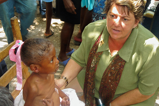 Bette Gebrian, RN, PhD, has been awarded the University of Connecticut Humanitarian Award and is Director of Public Health for Haitian Health Foundation. Dr. Gebrian received both a B.S. in Nursing and a PhD in Anthropology from the University of Connecticut and is an Associate Clinical Professor for the School of Nursing, a Clinical Instructor at the Department of Community Medicine and Health Care in the UConn School of Medicine and nursing faculty at The Johns Hopkins School Of Nursing. She has been recognized by many organizations for significant contributions to maternal and child health and community based primary health care in Haiti and Africa.