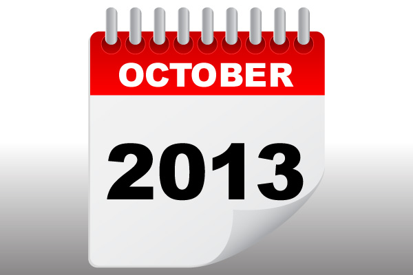 October 2013 calendar