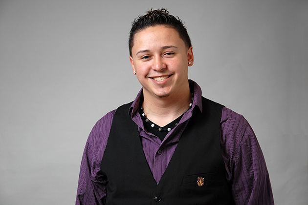 Portrait of Carlos J. Rodriguez '13 (CLAS) on March30, 2013. (Max Sinton/UConn Photo)