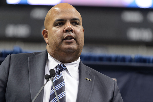 University of Connecticut Director of Athletics Warde Manuel. (Peter Morenus/UConn Photo)