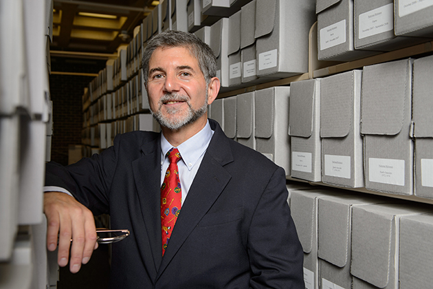 Paul Herrnson, executive director of the Roper Center for Public Opinion Research on July 31, 2013. (Peter Morenus/UConn Photo)