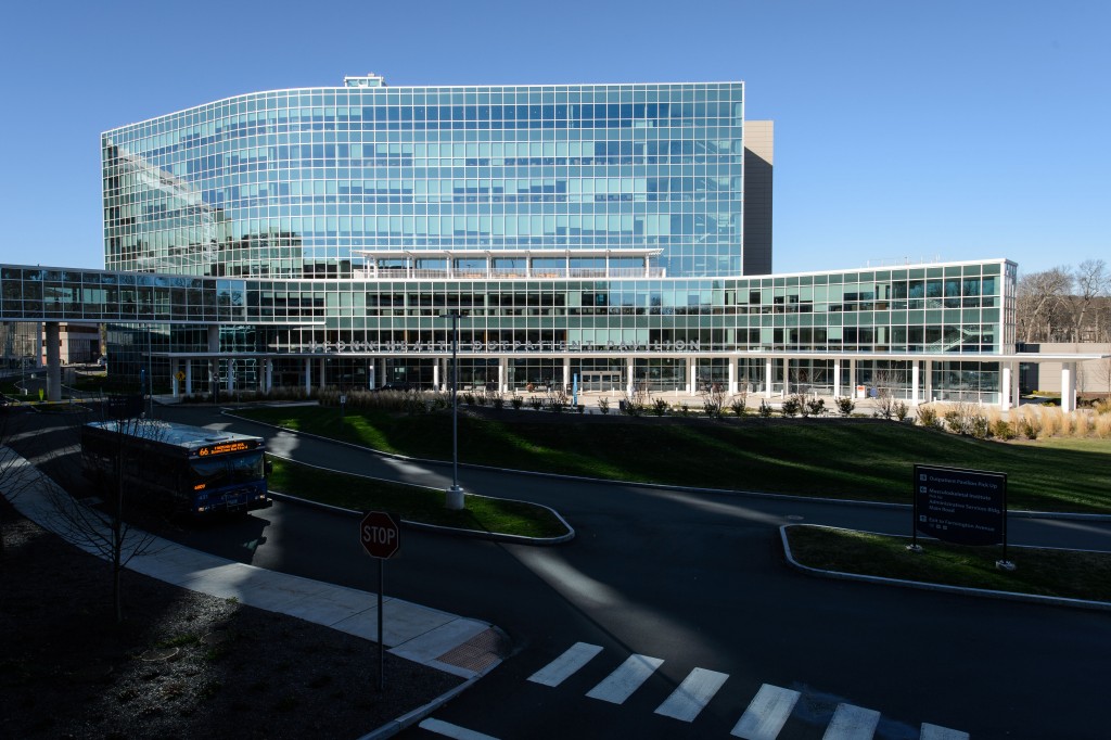 The Outpatient Pavilion at UConn Health in Farmington on Nov. 23, 2015. (Peter Morenus/UConn Photo)