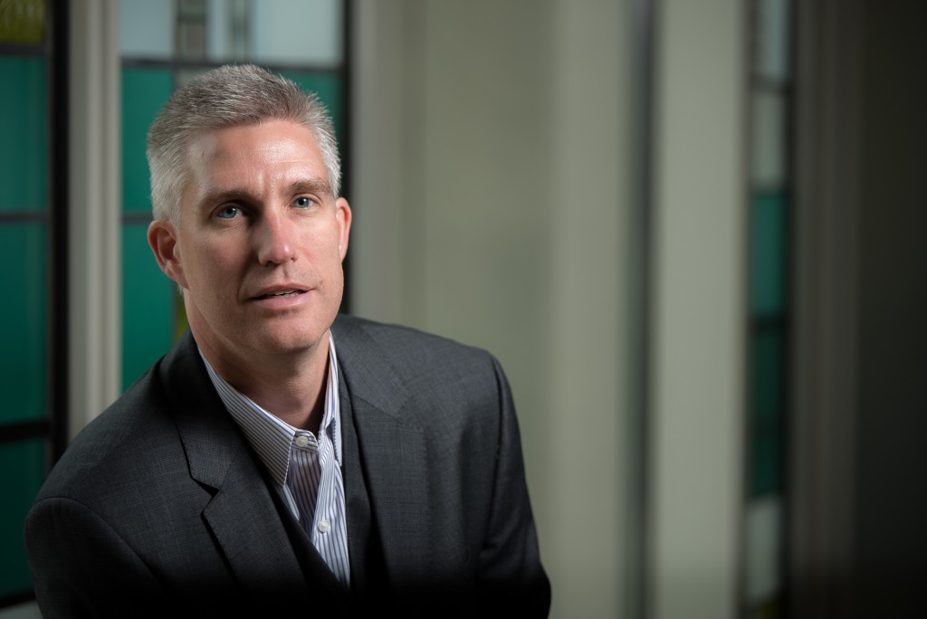 David Souder, professor of management in the School of Business. (Nathan Oldham/UConn Photo)