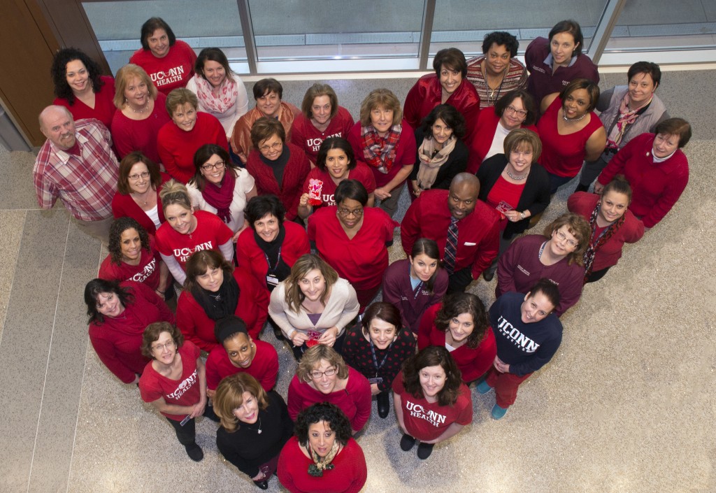 UConn Health Goes Red