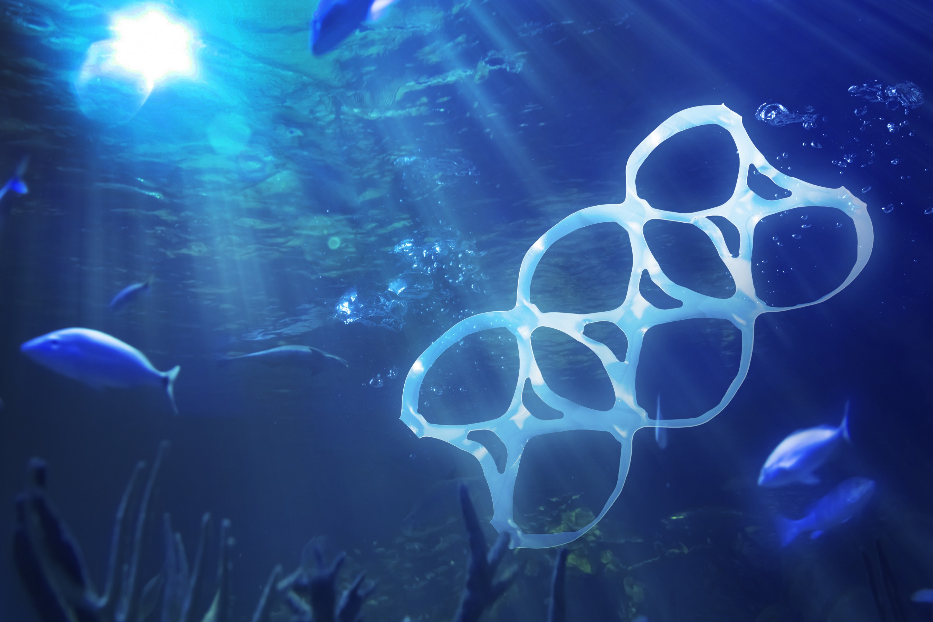 Ocean polluted with plastic garbage. (iStock Photo)