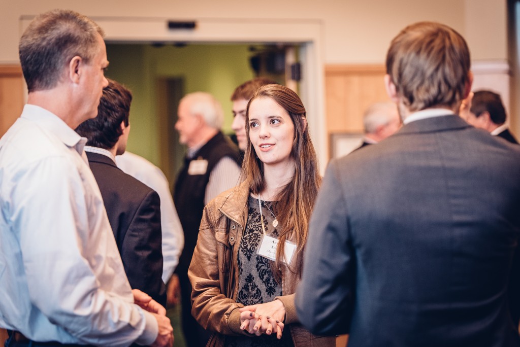 Students, alumni, and mentors gathered on Feb. 22 to launch the 5th Annual Innovation Quest. (Nathan Oldham/UConn Photo)