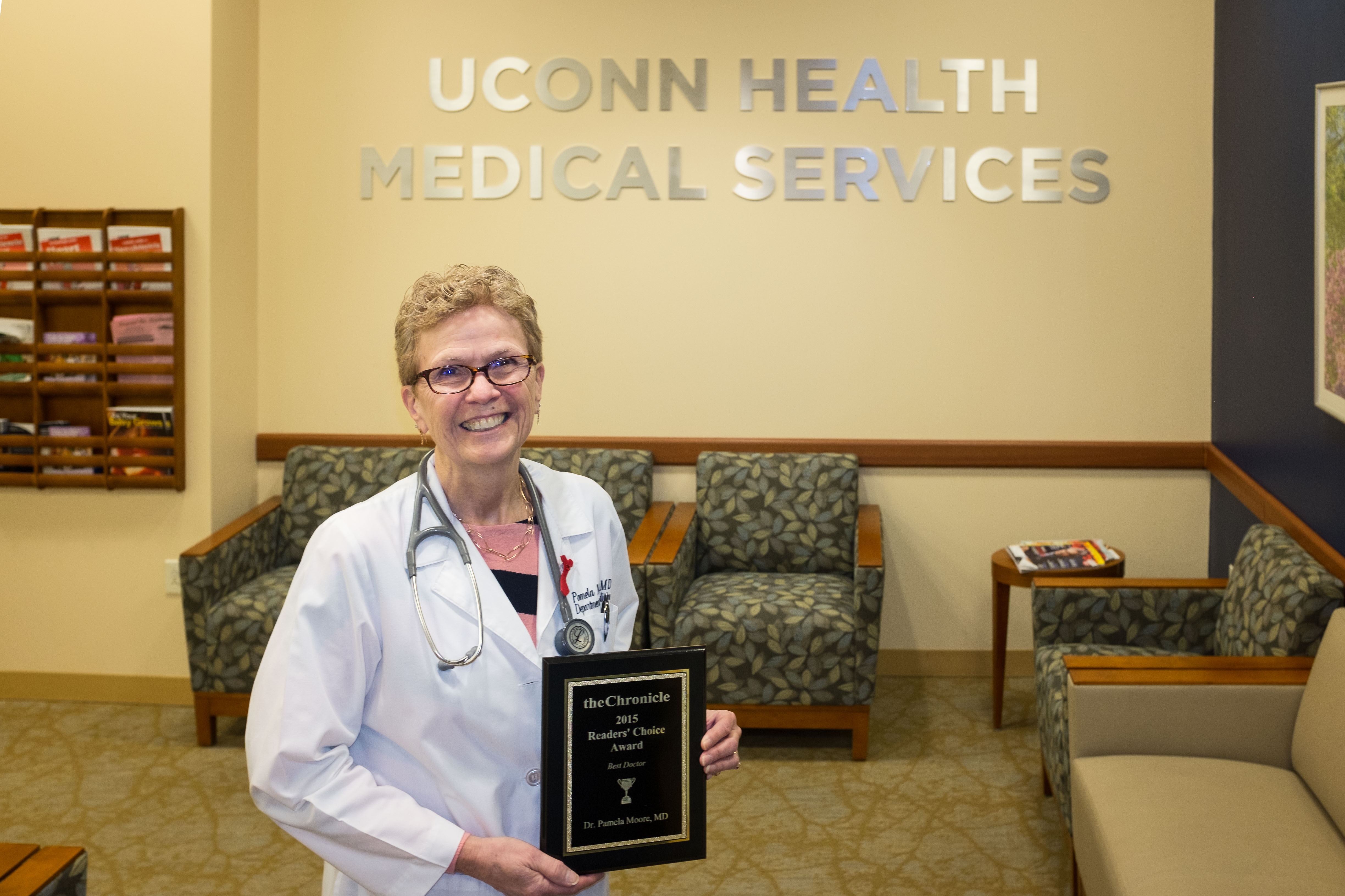 Dr. Pamela Moore. (Peter Morenus/UConn Photo)