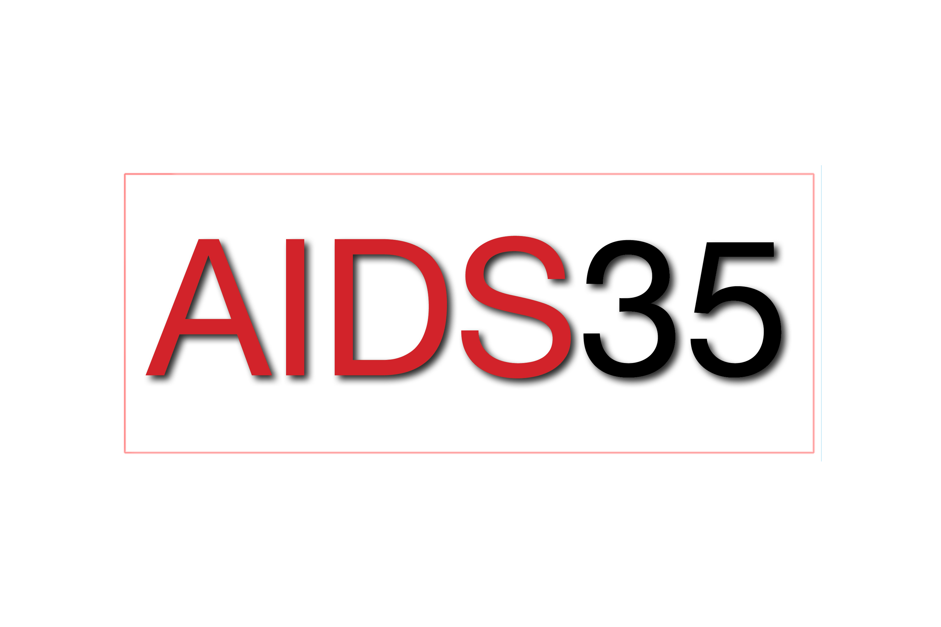 AIDS35 logo.