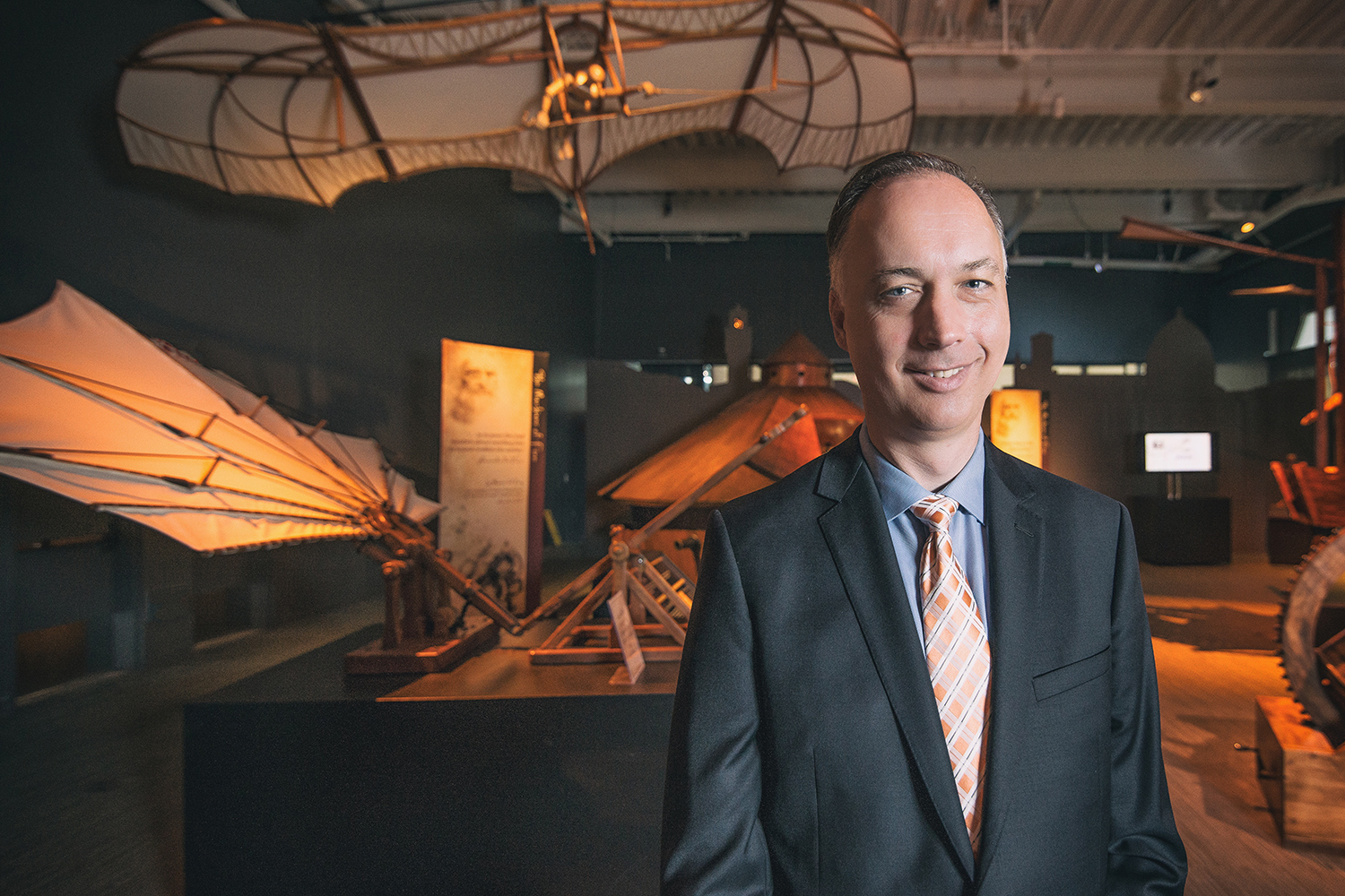 Matt Fleury '07 EMBA, Connecticut Science Center CEO and chairman, Connecticut Board of Regents for Higher Education. (Nathan Oldham/UConn photo)