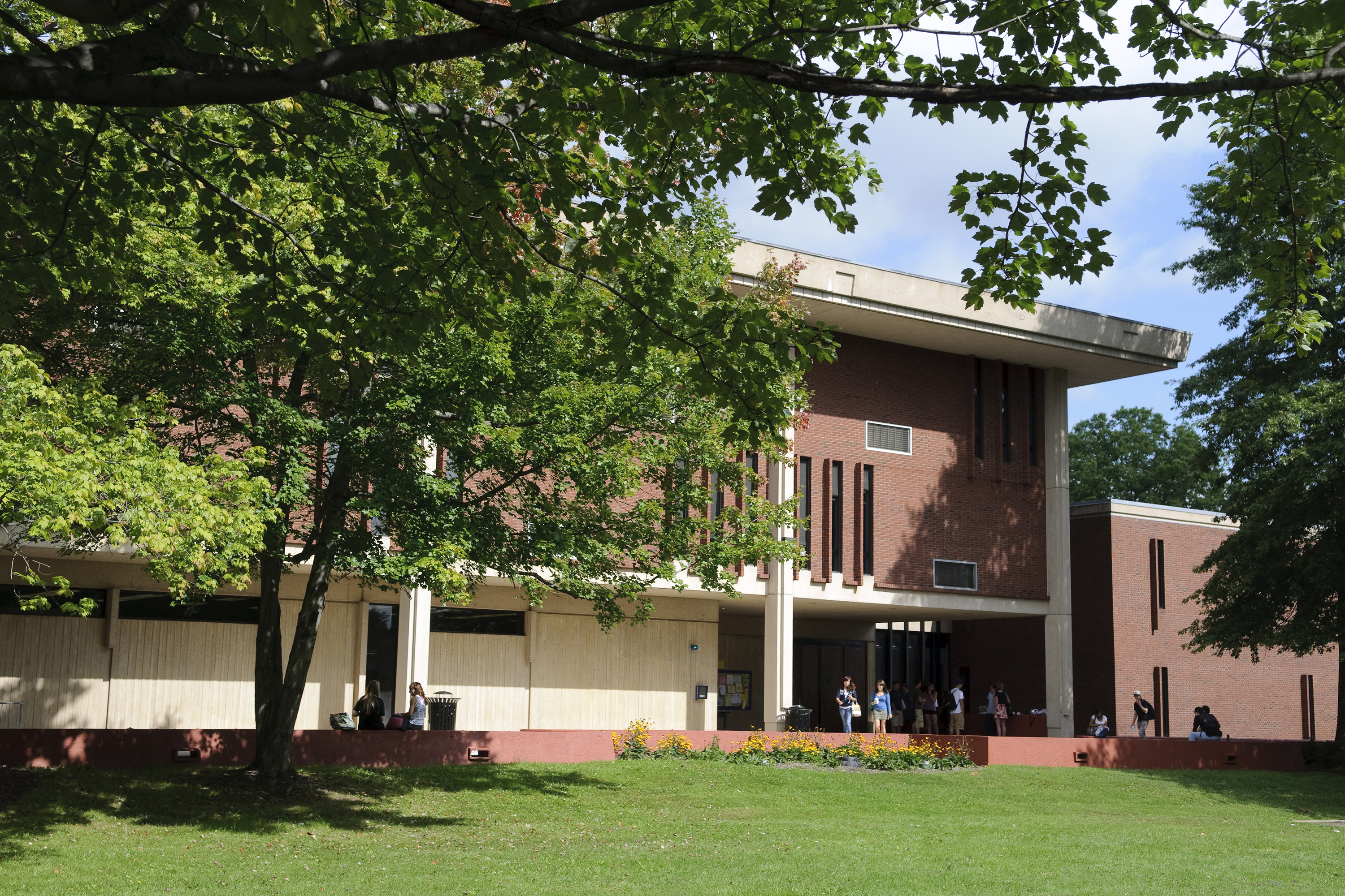 A view of the Undergraduate Classroom Building at the West Hartford Campus. (Peter Morenus/UConn File Photo)