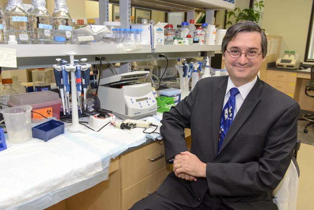 Pediatric endocrinologist Dr. David Weinstein. (Janine Gelineau/UConn Health Photo)