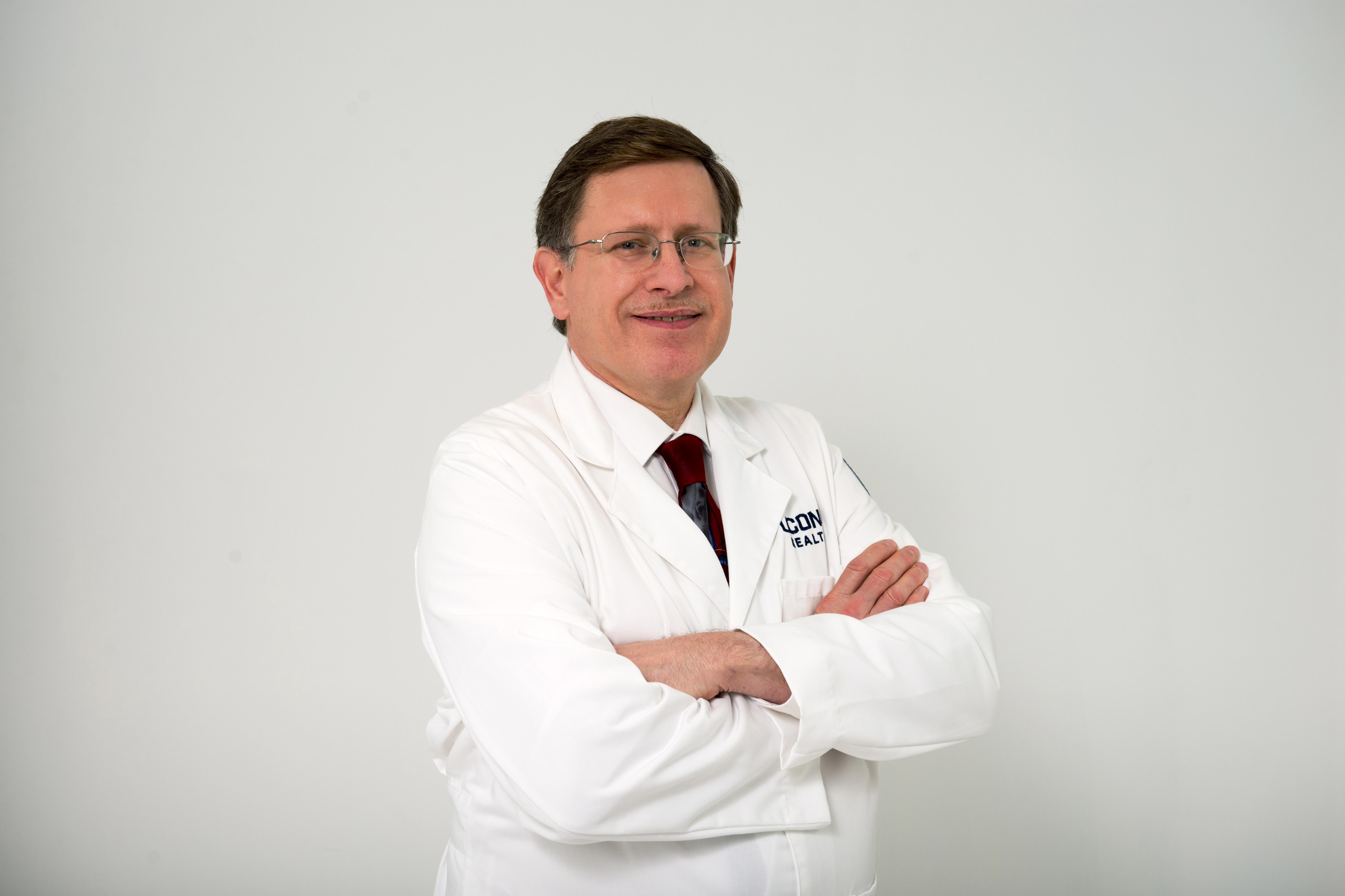 Dr. John Greenfield, chair of the Department of Neurology, joins UConn Health from the University of Arkansas for Medical Sciences (UAMS) College of Medicine. (Photo by Tina Encarnacion)