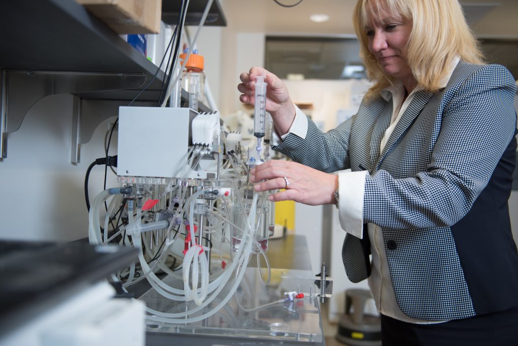 The 2018 winner of the Women of Innovation Award for research and leadership excellence is Dr. Christine Finck of UConn School of Medicine and Connecticut Children's Medical Center (Connecticut Children's Photo).