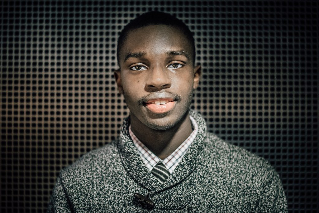 Freshman Michael Mayo has dreams of building a roller-skating business adjacent to his alma mater, New Britain High School. (Devin Basdekian/UConn School of Business)