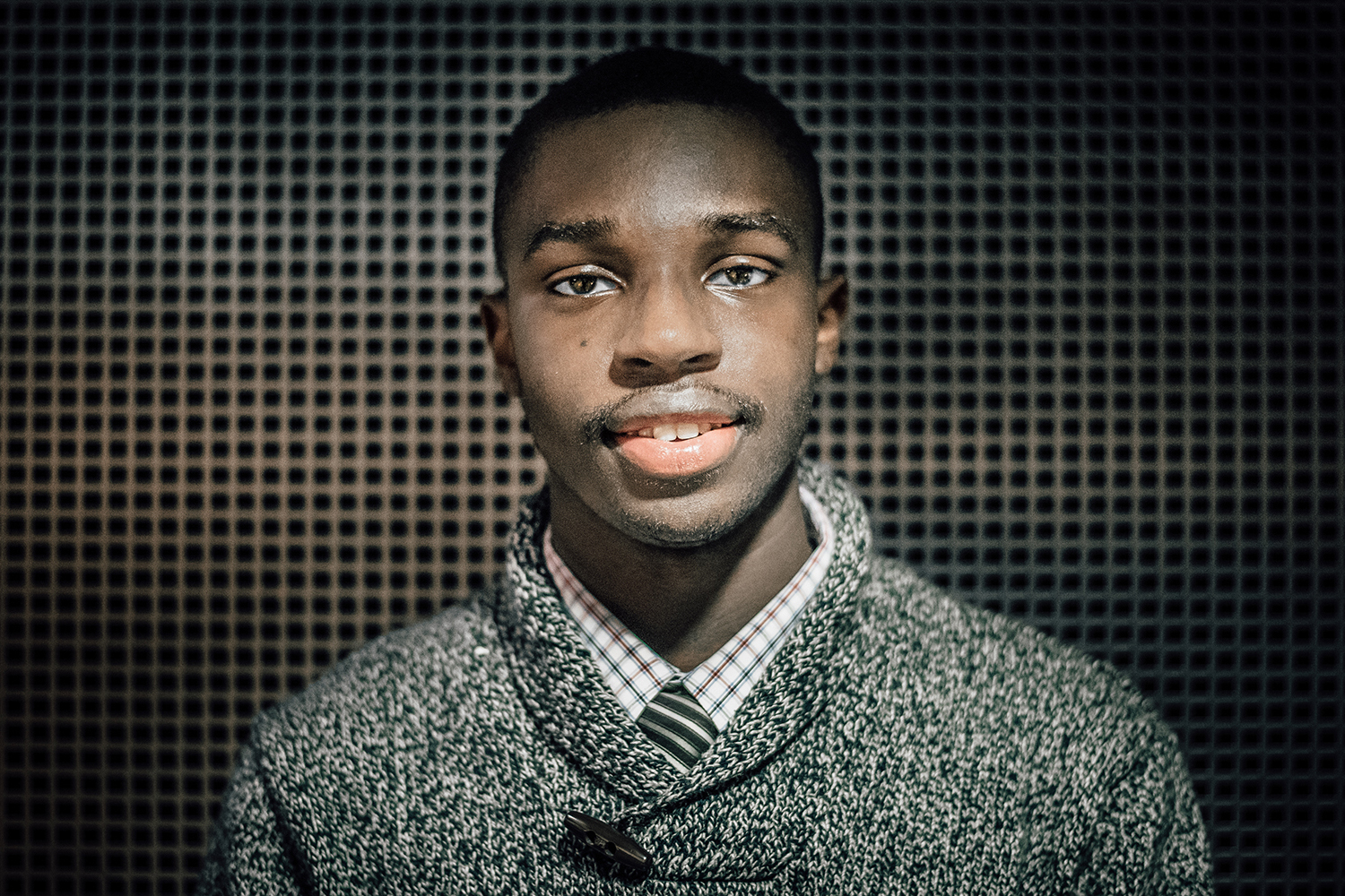 Freshman Michael Mayo has dreams of building a roller-skating business adjacent to his alma mater, New Britain High School. (Devin Basdekian/UConn School of Business)