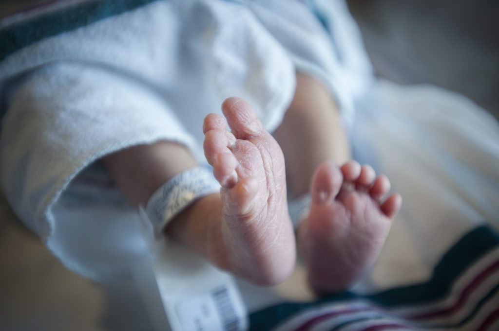 UConn John Dempsey Hospital has the highest newborn vaccination rate in the state against Hepatitis B (Sean Flynn/UConn Photo).