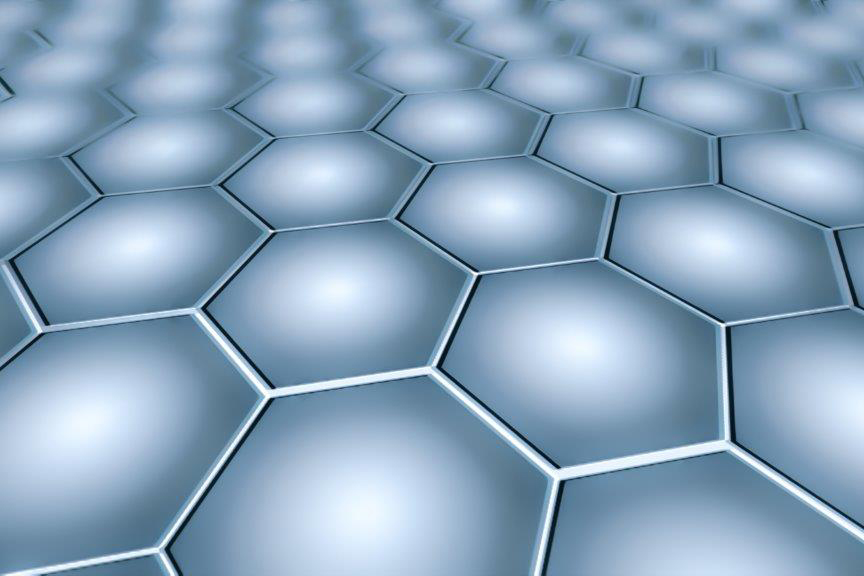 Abstract of hexagons. (Shutterstock)