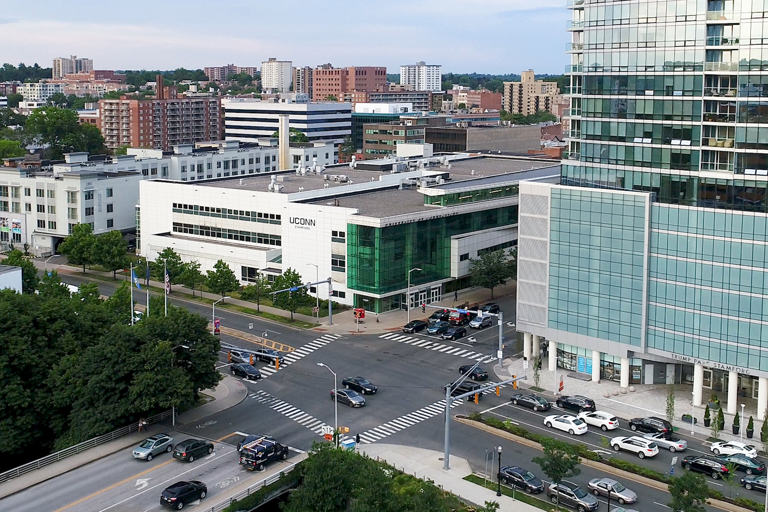 The Stamford Campus. (Ryan Glista/UConn Photo)