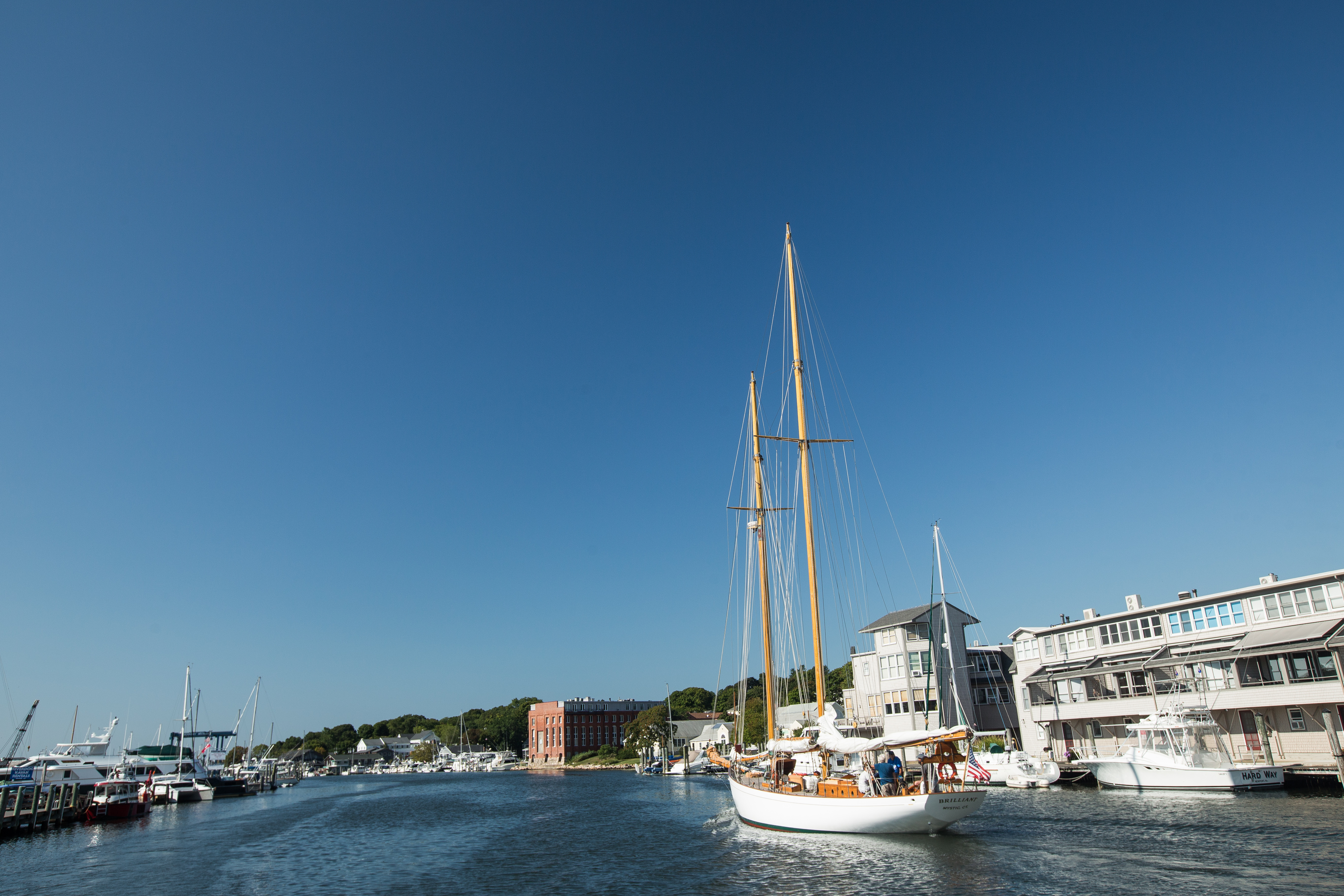 Water Scene in Mystic Connecticut