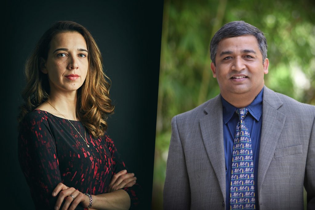 Alina Lerman and Debanjan Mitra will join the UConn School of Business faculty this fall. (Alina Lerman, Debanjan Mitra)