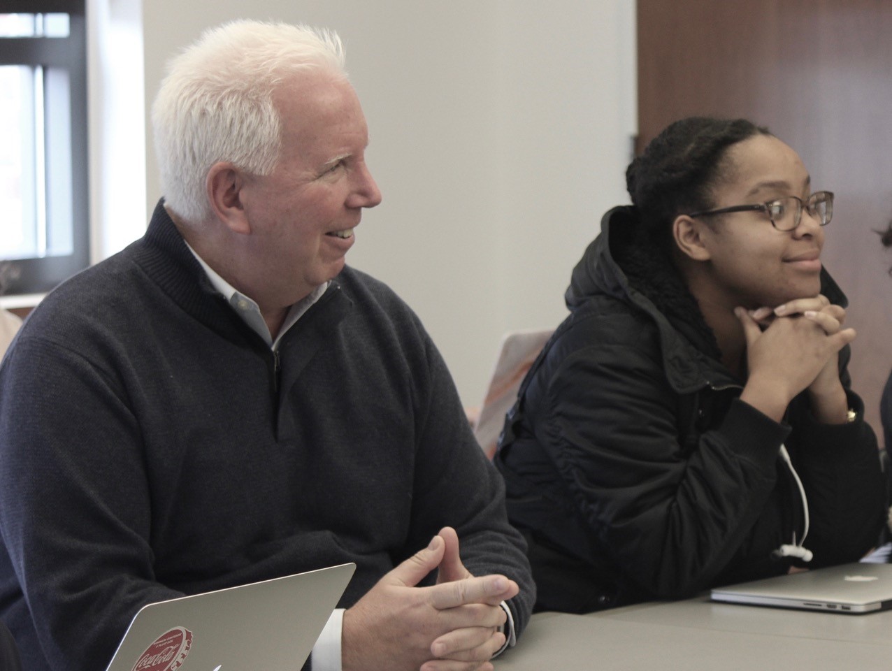 David Rosen and Monique Miller '20 (Pharm.D.)