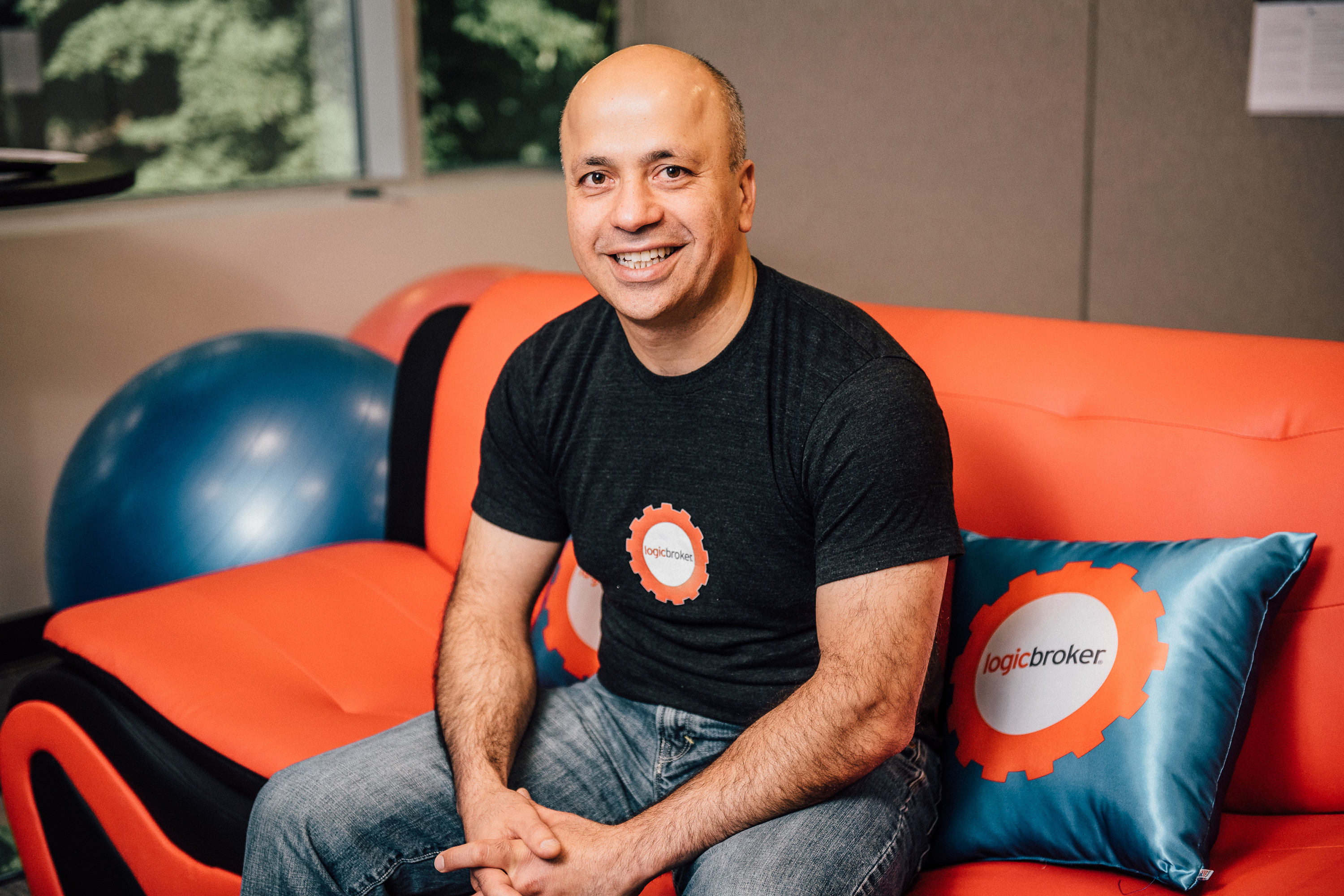 Peyman Zamani '95 (ENG), '06 MBA, CEO of Logicbroker Inc. (Nathan Oldham/UConn Photo)