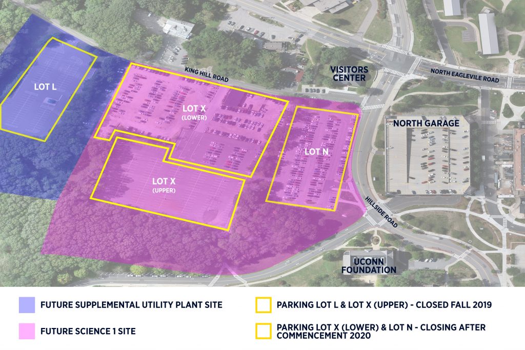 uconn parking map