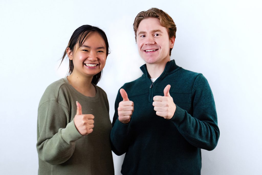 Andrea Li ’22 (BUS) and Nick Boston