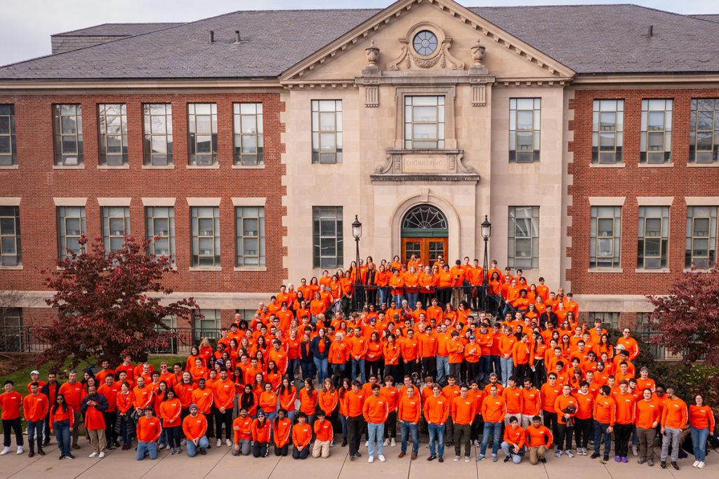 COE group outside Cattleman Building in 2023