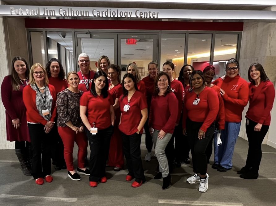 Calhoun Cardiology Center Goes Red