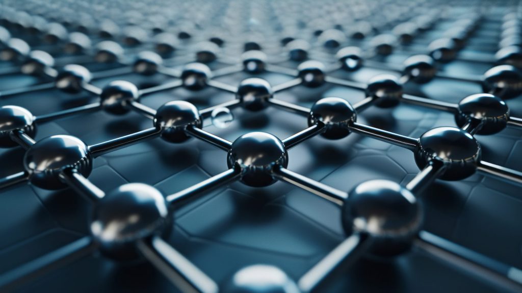 Graphene Atomic Structure Representation.