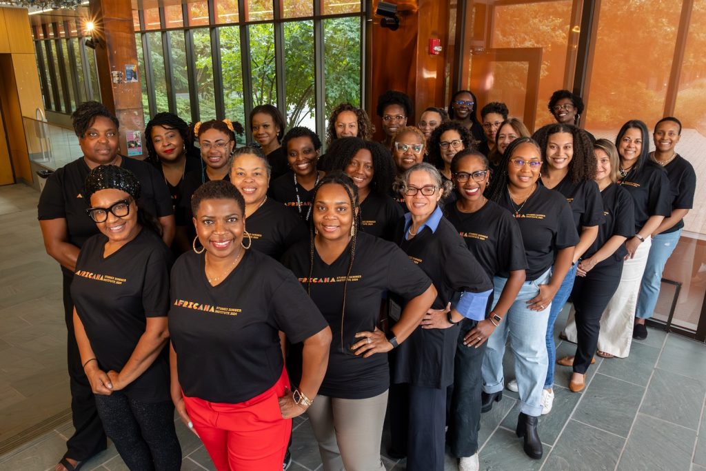 A group of women of color who participated in a summer institute