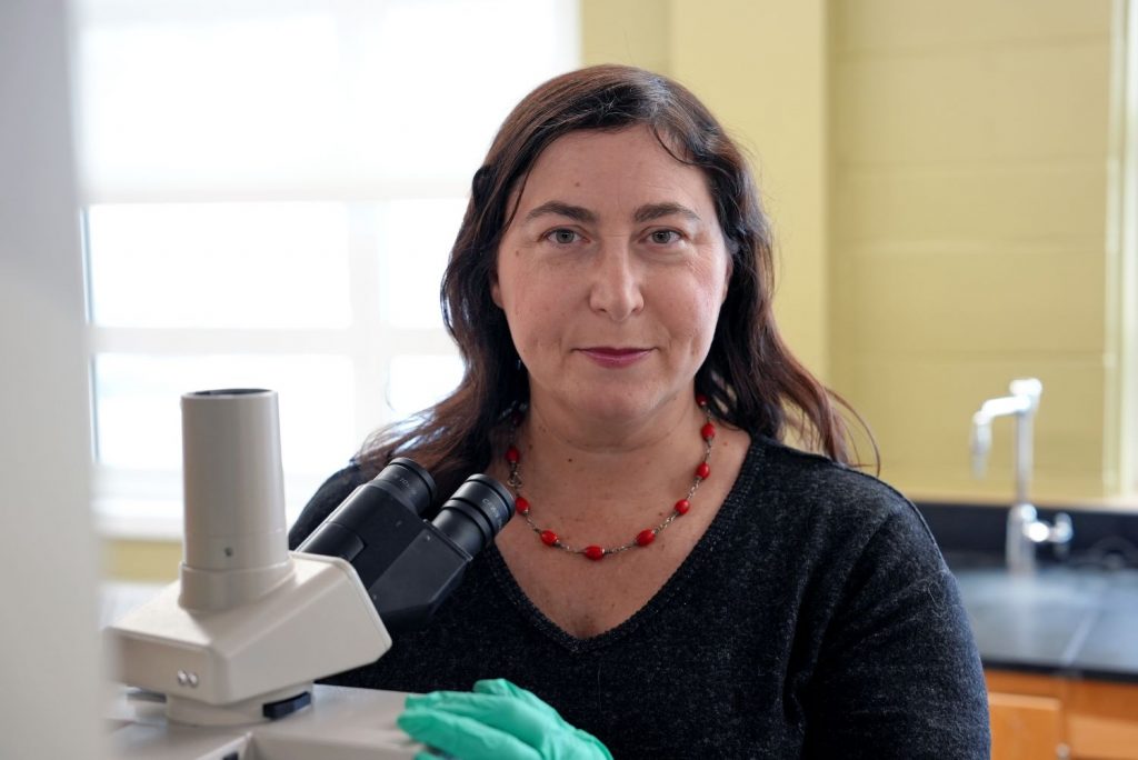 Woman in lab