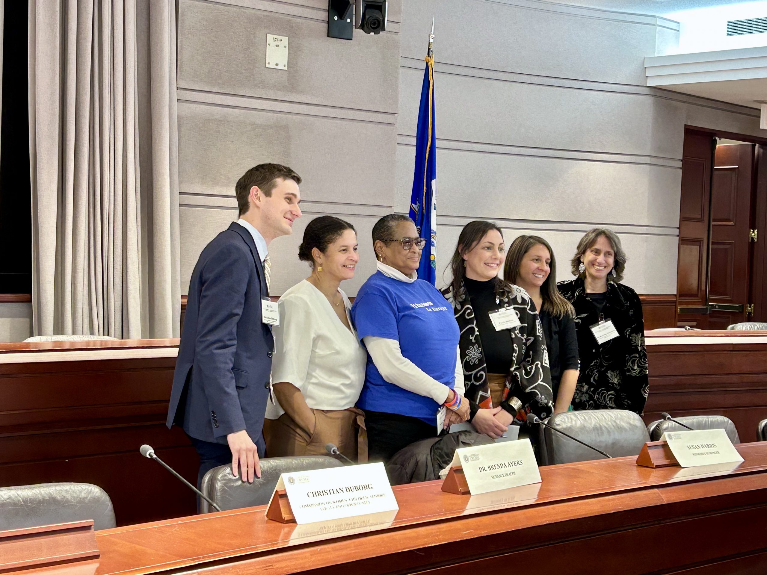 Panelists at the "Food and Nutrition Insecurity in Connecticut: Challenges and Opportunities" event