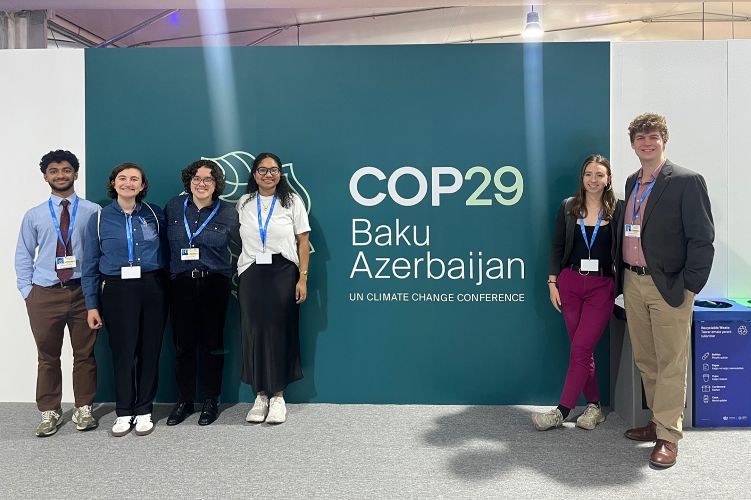 UConn Students at COP29, in Baku, Azerbaijan. (Contributed photo)