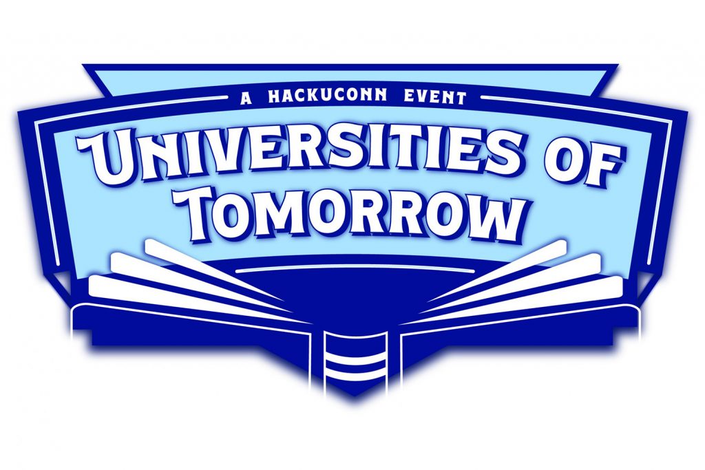 Logo for the 2025 HackUConn "Universities of Tomorrow"