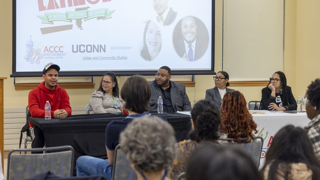 The Afro-Latino panel discussion at UConn Waterbury